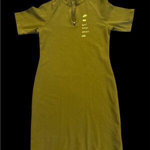 Nike Khaki Green Midi Dress